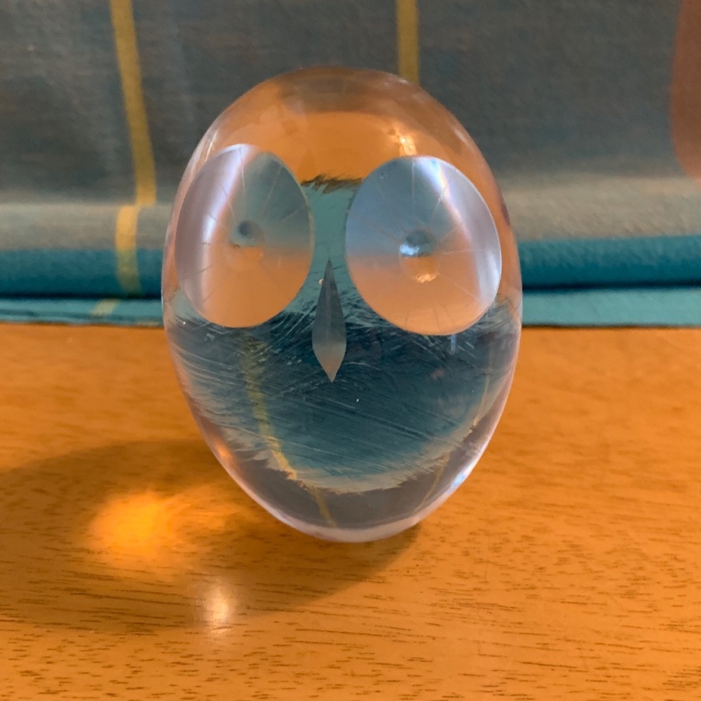 Heavy Glass Paperweight